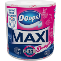 Ooops! Maxi Design (500 lap) – Háztartási papírtörlő (2 rétegű) Ooops! Maxi Design (500 lap) – Háztartási papírtörlő (2 rétegű)