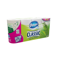 Ooops! Classic Aloe Vera 3 rétegű 8 tekercses Ooops! Classic Aloe Vera 3 rétegű 8 tekercses
