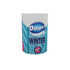 Ooops! WINTER paper towel (200 sheets, 2-ply)